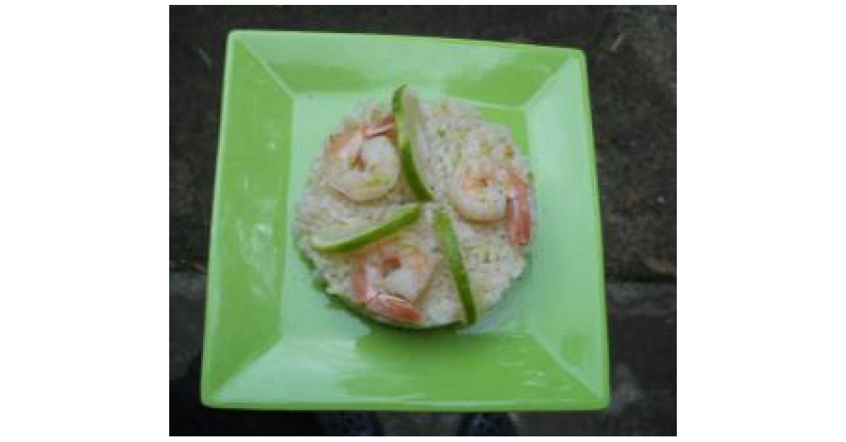 RISOTTO AL LIME E GAMBERI è un ricetta creata dall'utente rosablu71