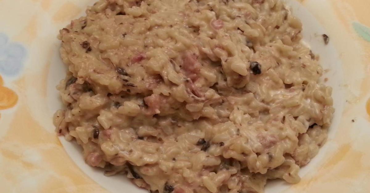Risotto ai 2 formaggi e funghi è un ricetta creata dall ...