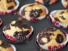 Muffin soffici con cioccolato all'arancia