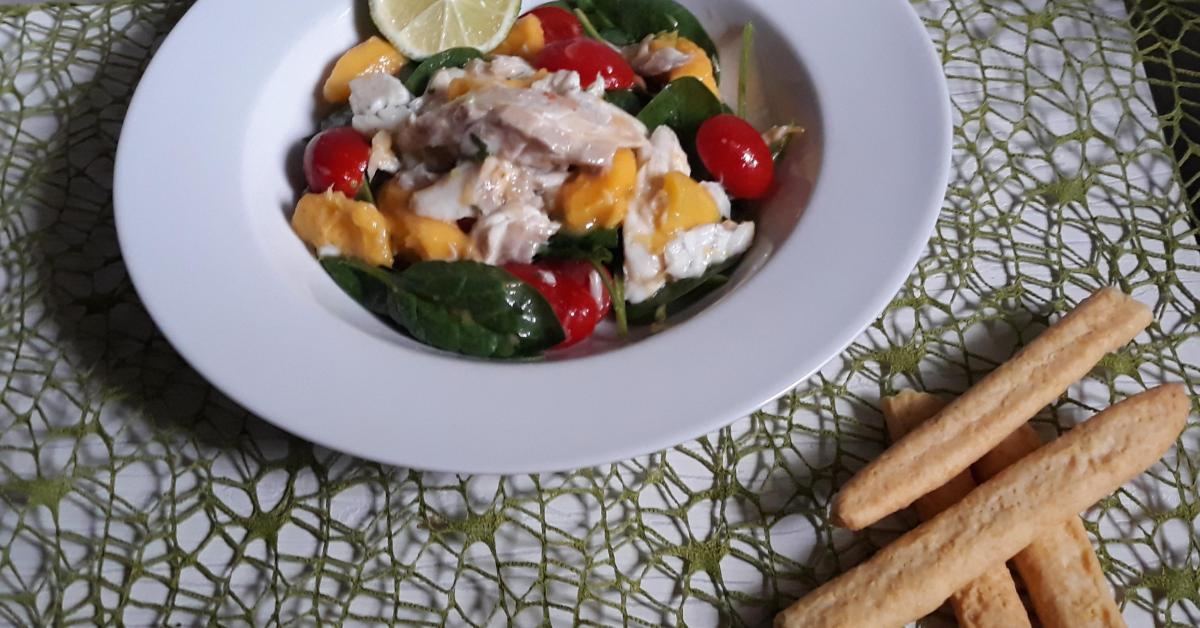 INSALATA CON BRANZINO A MODO MIO CONTEST PRIMI PIATTI E PIATTI FREDDI