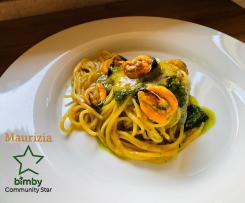 Pasta Risottata pomodorini e pesto