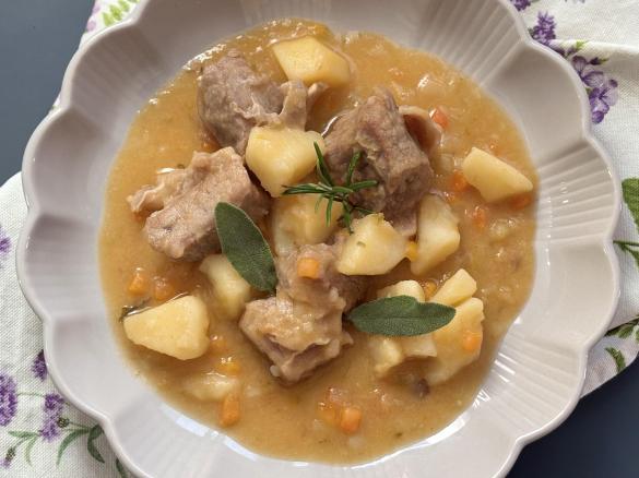Spezzatino con patate in modalità Cottura Aperta TM7