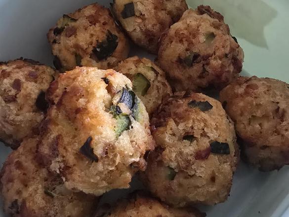 Polpette pane e salmone affumicato